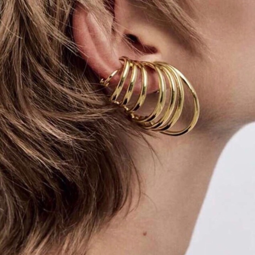 New Zara Rib Style Ear Cuffs - Picture 9 of 11